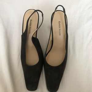 Karen Scott olive mason heels size 8.5